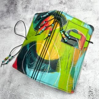Distressed Layered Journal With Beads