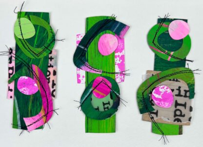 Collage Cluster Shape Templates – Set of 3 | Junk Journal and Scrapbooking Ephemera Stencil Kit - Image 5