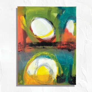 Through The Looking Glass | Original Abstract Expressionist Painting On Canvas | 12x16