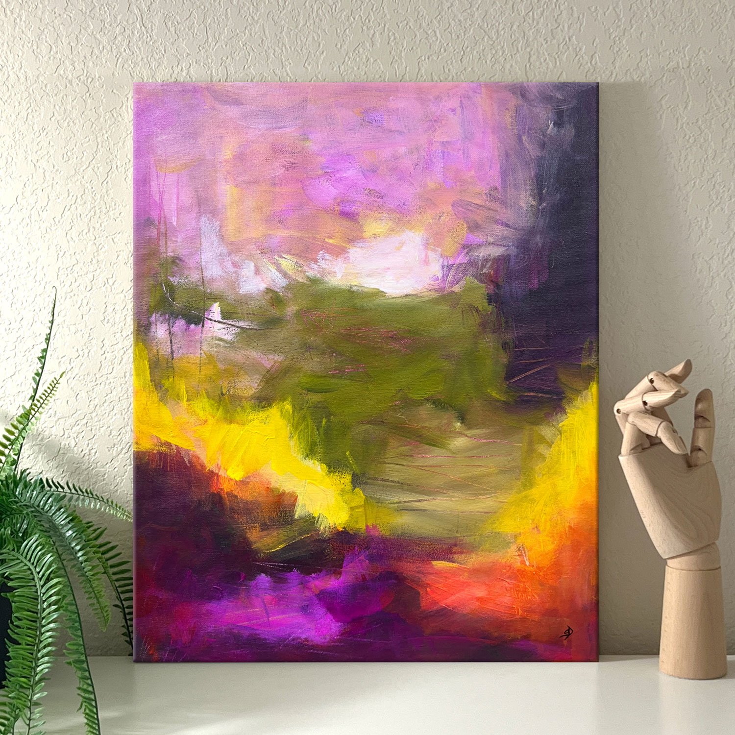 Come Away With Me | Original Abstract Painting On Canvas | 16x20 - Image 6