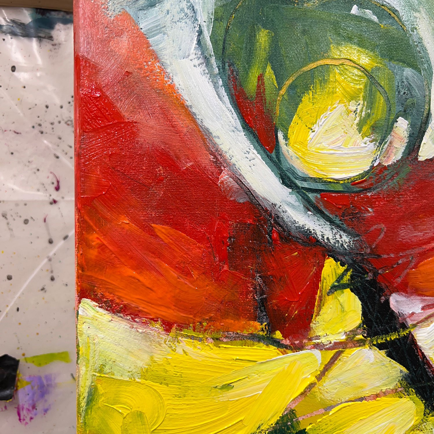 Something Has To Change | Original Abstract Painting On Canvas | 12x16 - Image 4