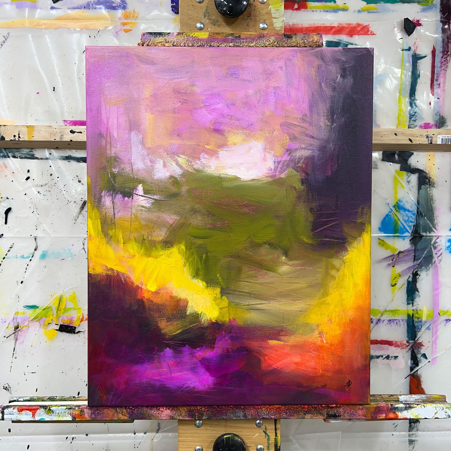 Come Away With Me | Original Abstract Painting On Canvas | 16x20 - Image 2