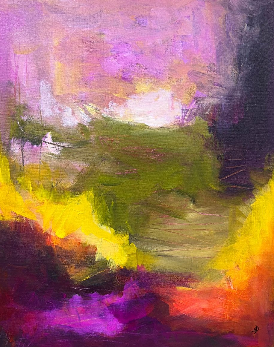 Come Away With Me | Original Abstract Painting On Canvas | 16x20 - Image 7