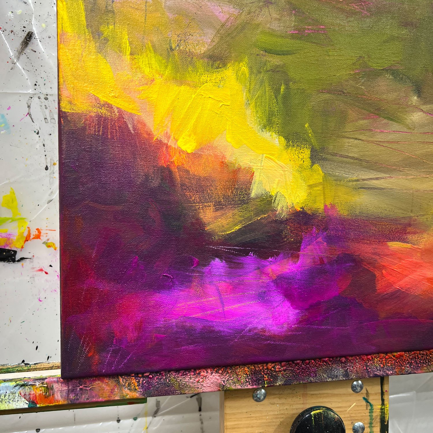 Come Away With Me | Original Abstract Painting On Canvas | 16x20 - Image 3