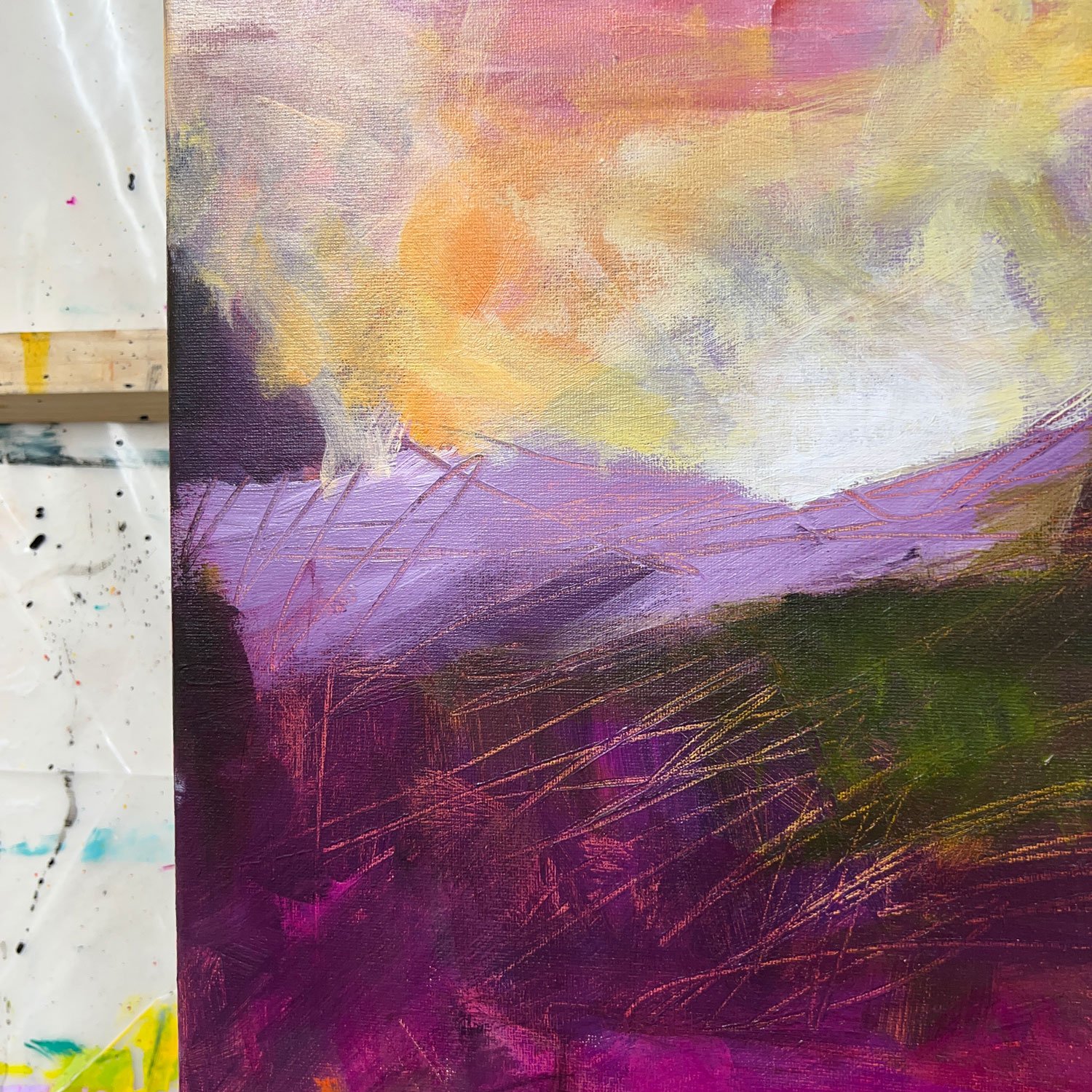We're In This Together | Original Abstract Painting On Canvas | 16x20 - Image 7
