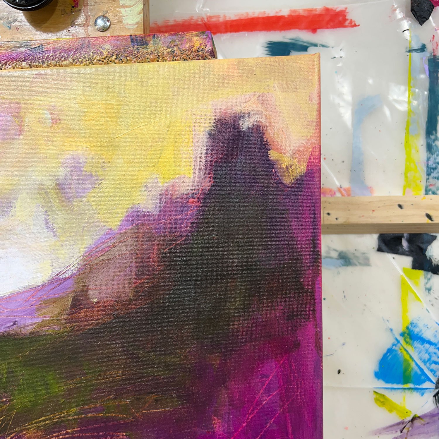 We're In This Together | Original Abstract Painting On Canvas | 16x20 - Image 6
