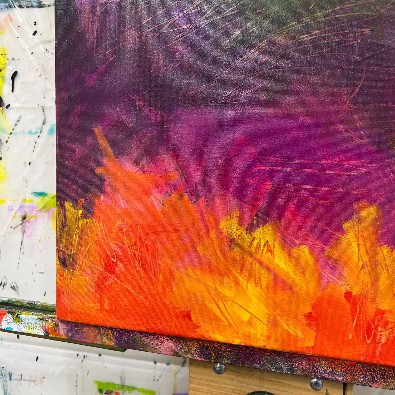 We're In This Together | Original Abstract Painting On Canvas | 16x20 - Image 5