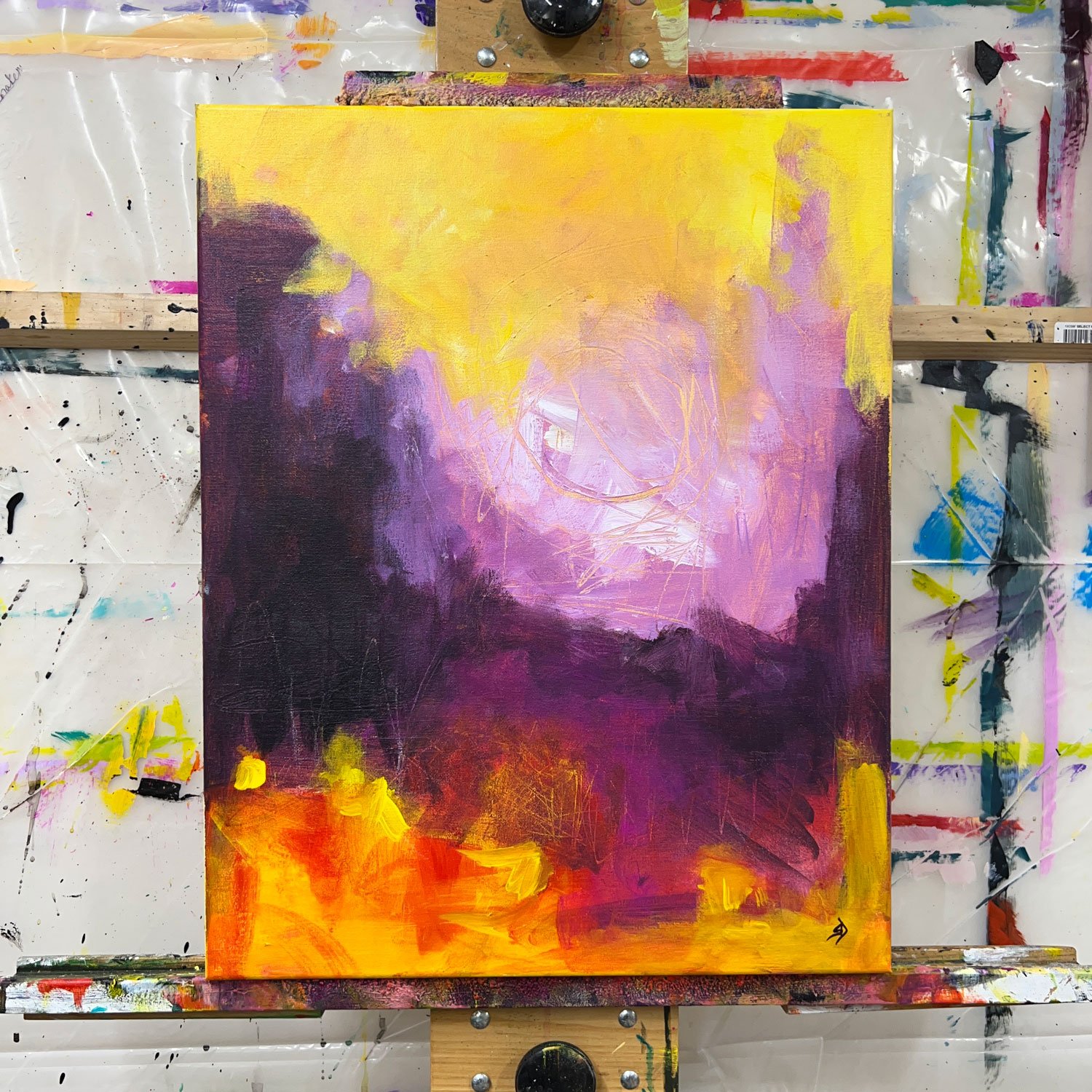 Emotional Connection | Original Abstract Painting On Canvas | 16x20 - Image 3