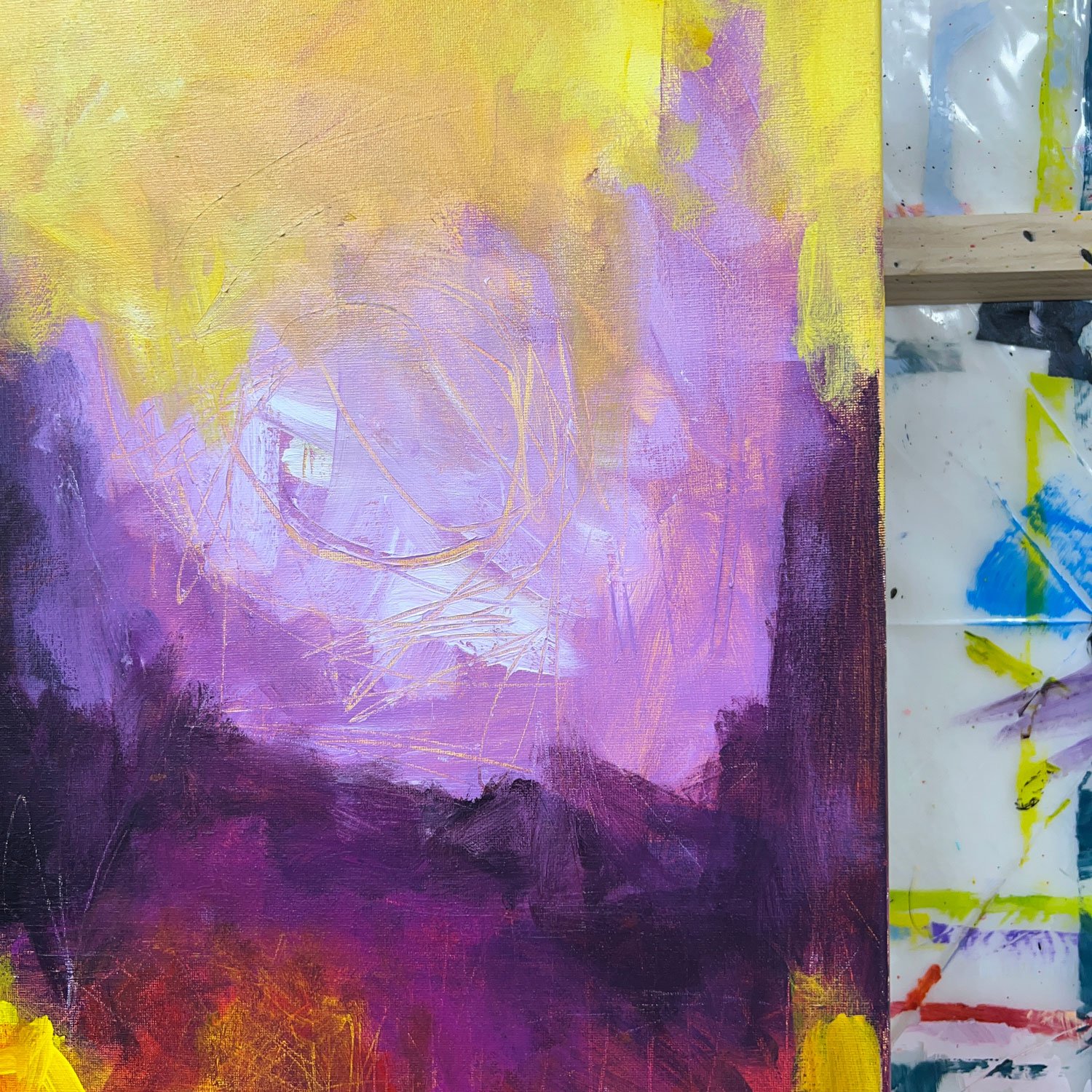 Emotional Connection | Original Abstract Painting On Canvas | 16x20 - Image 6
