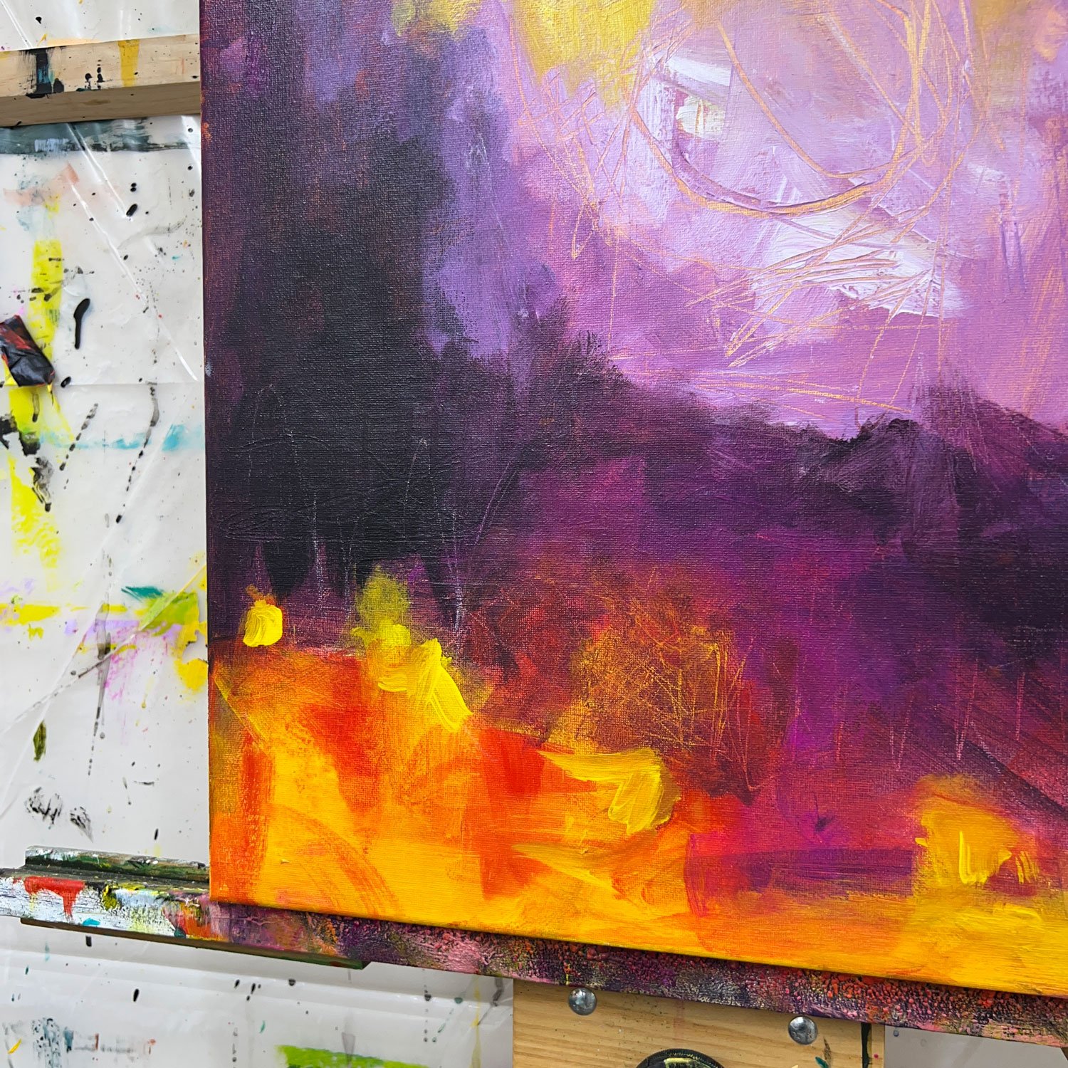 Emotional Connection | Original Abstract Painting On Canvas | 16x20 - Image 5