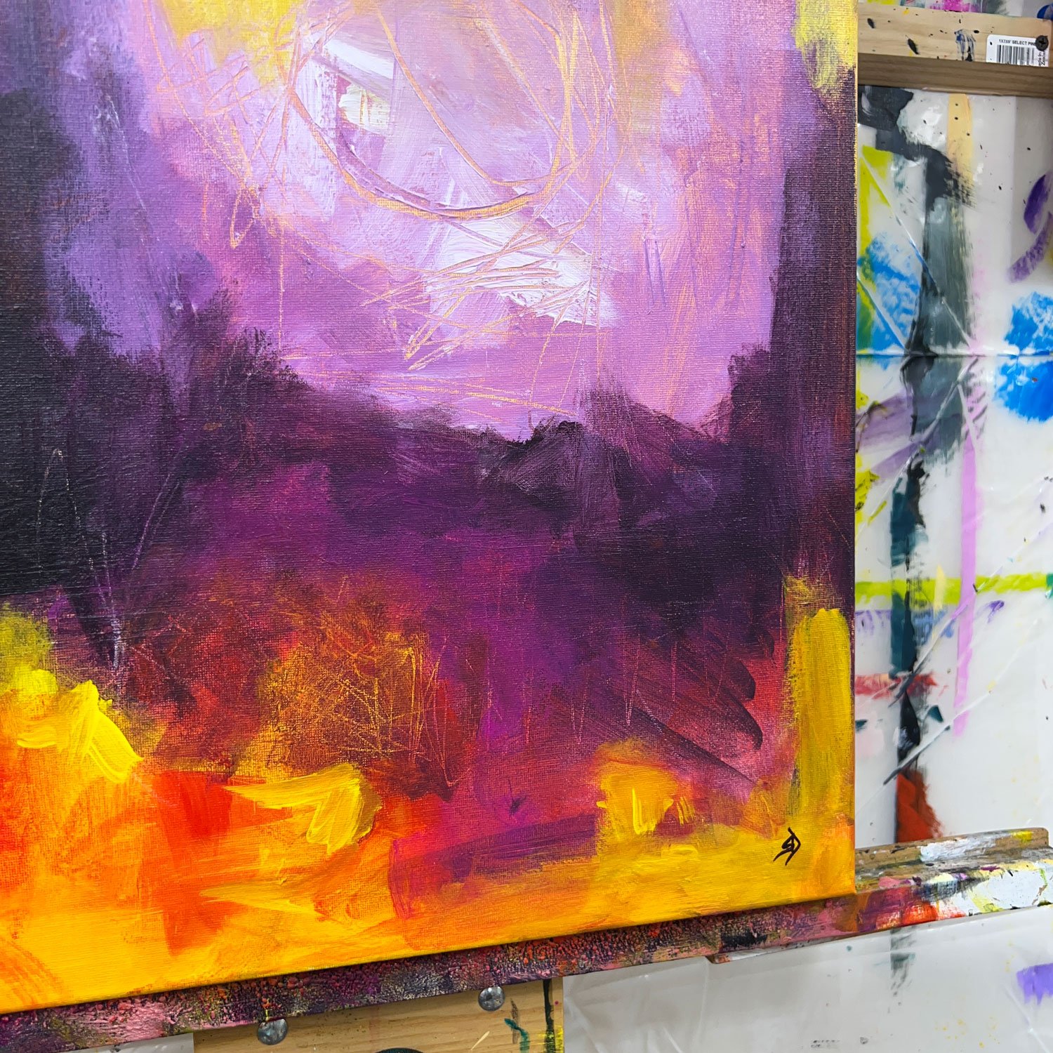 Emotional Connection | Original Abstract Painting On Canvas | 16x20 - Image 4